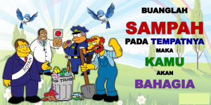 Membuang sampah3