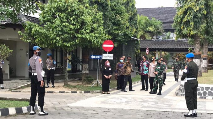 Kunjungan Panglima TNI dan Kapolri di Sleman